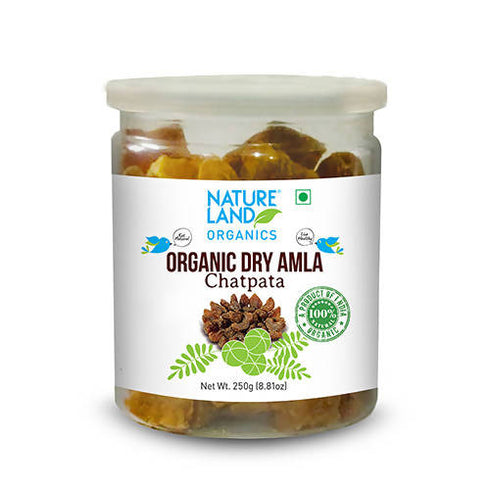 Nature Land Organics Dry Amla Candy Chatpata