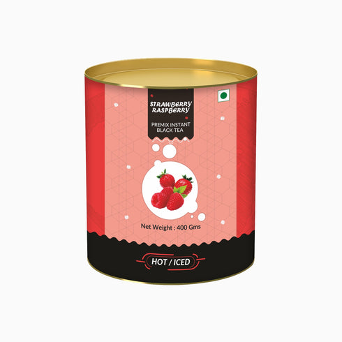The Tea Planet Strawberry & Rasberry Flavoured Instant Black Tea