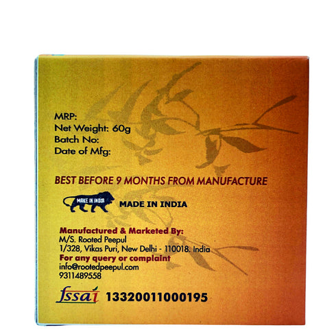 Rooted Peepul Spiced Turmeric Latte Mix | 20 Sachets