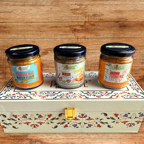 Rooted Peepul Artisanal Biryani Masala & Artisanal Sambar Masala Combo