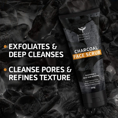 Bombay Shaving Company Charcoal Face Scrub 100g
