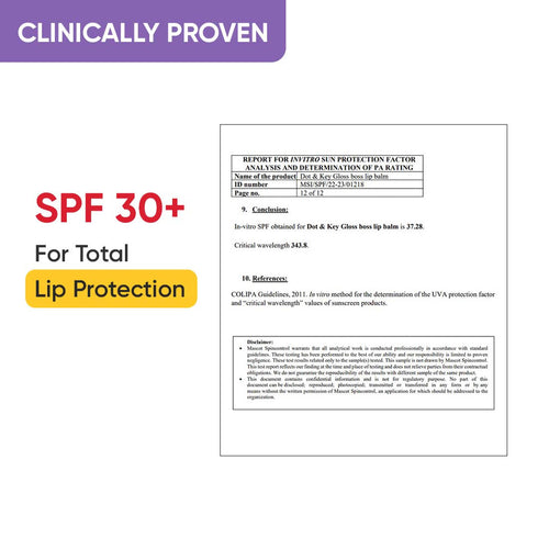 Dot and key Spf 30 Vitamin C+E Lip Balm