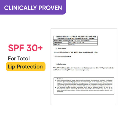 Dot and key Spf 30 Vitamin C+E Lip Balm