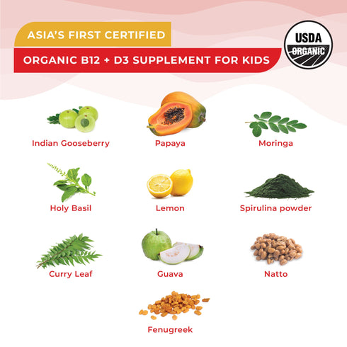 Wellbeing Nutrition Marvel Natural B12+ D3