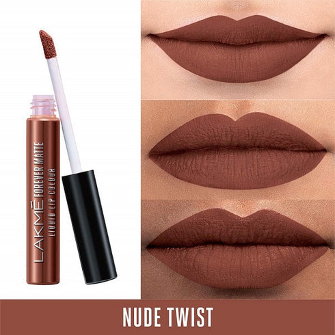 Lakme Forever Matte Liquid Lip Colour | Nude Twist 5.6ml