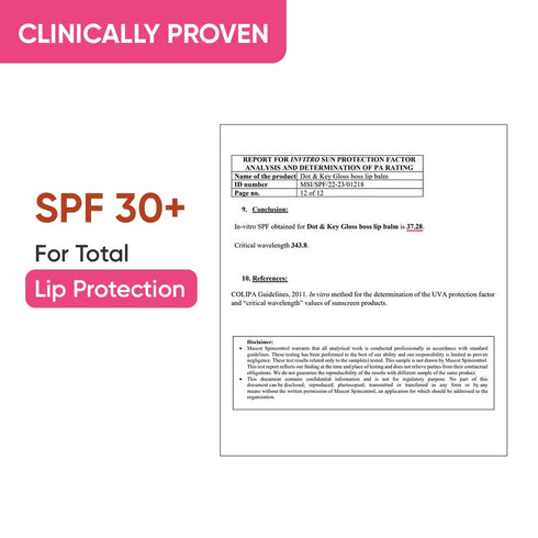 Dot and key Spf 30 Vitamin C+E Lip Balm