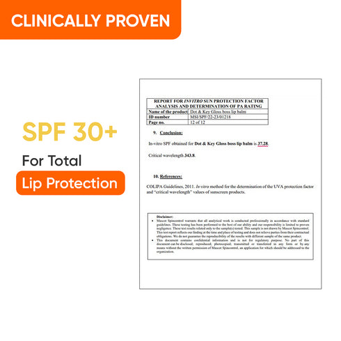 Dot and key Spf 30 Vitamin C+E Lip Balm