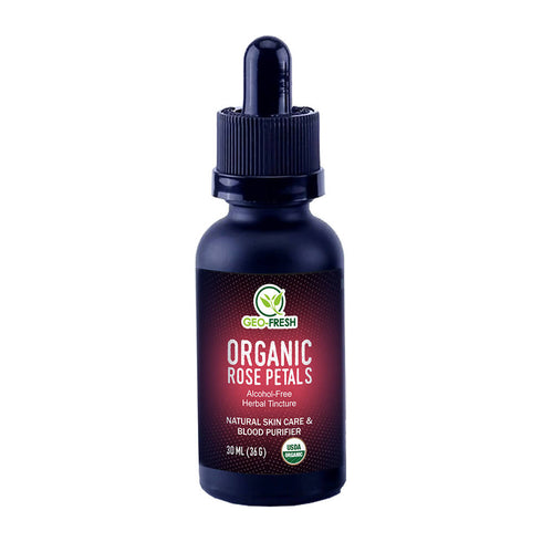 GeoFresh Organic Rose Petals Tincture