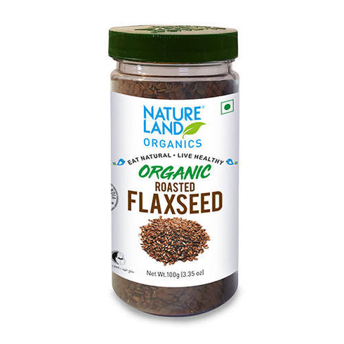 Nature Land Organics Roasted Flaxseed