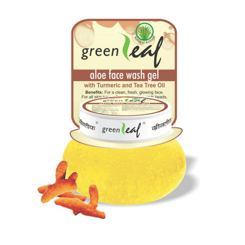 Green Leaf Aloe Face Wash Gel