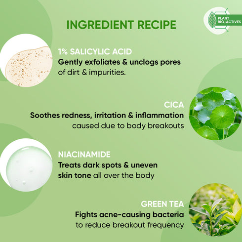 Dot and key Cica and 1% Salicylic Acid Shower Gel