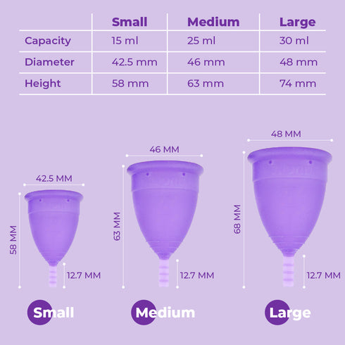 Saathi Reusable Menstrual Cup Small Size 15ml