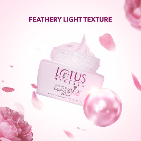 Lotus Whiteglow Advanced Pink Glow Brightening Creme Spf 25