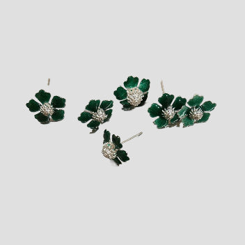 Pure Silver Assorted Flowers 8g (Pack of 6)