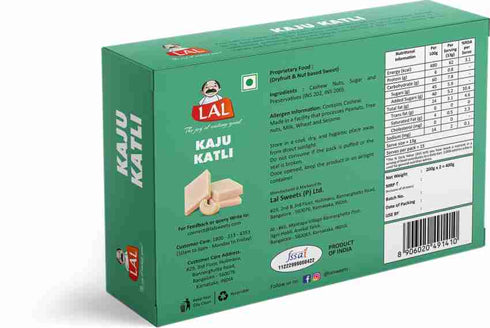 Lal Sweets Kaju Katli Premium 400g