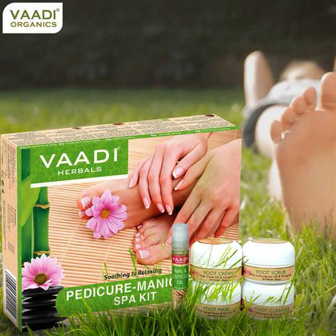 Vaadi Herbals Pedicure Manicure Spa Kit Soothing & Refreshing 640gm