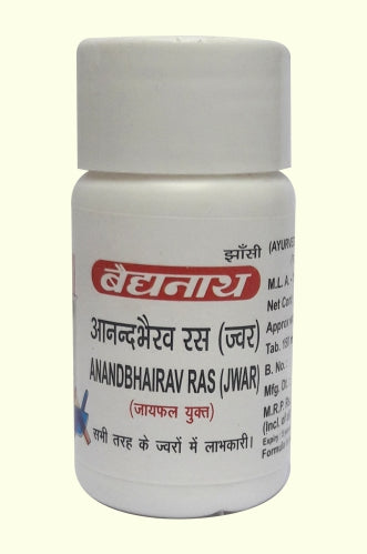 Baidyanath Anand Bhairav Ras(Jwar) 80Tablet
