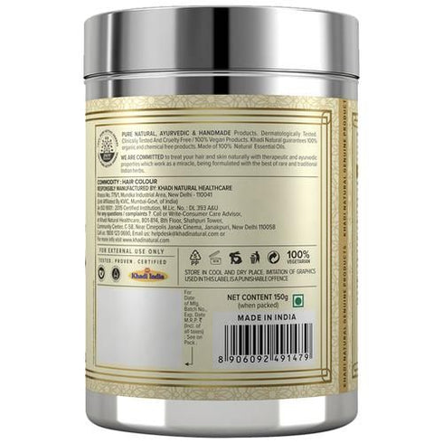 Khadi Naturals Ayurvedic Henna Colour Dark Brown 150g