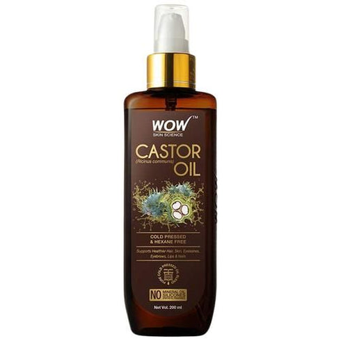 WOW Skin Science Castor Oil Cold Pressed For Hair