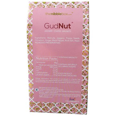 The Nibble Box Jaggery Spiced Walnuts