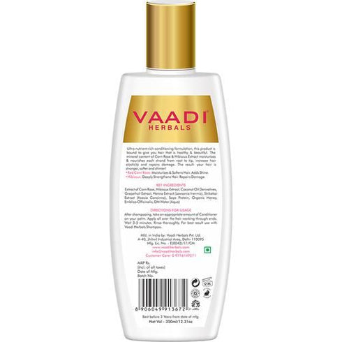Vaadi Herbals Corn Rose Conditioner with Hibiscus extract 350 ml