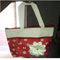 Hand Bag White And Red Color Pack Of 12 - 2000gms