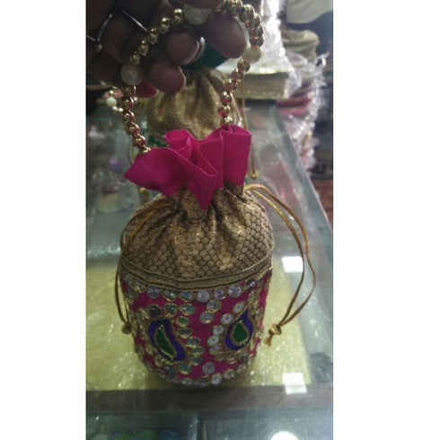 Potli With Chamki Work Pack Of 12 - 960gms