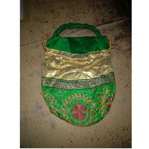 Potli With Green Color Pack Of 12 - 650gms