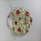 Cream Color Potli Bag With Red Flowers (Pack of 10) - 1200gms