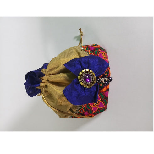 Green, Red And Violet Color Potli Bag (Pack of 10) - 1200gms