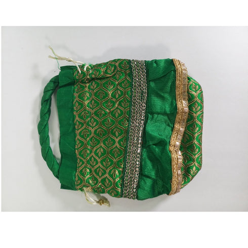 Green Color Potli Bag (Pack of 10) - 1200gms