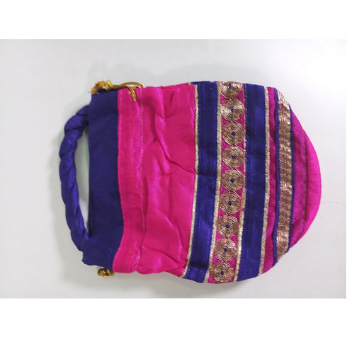 Pink And Violet Color Potli Ag (Pack of 10) - 1200gms