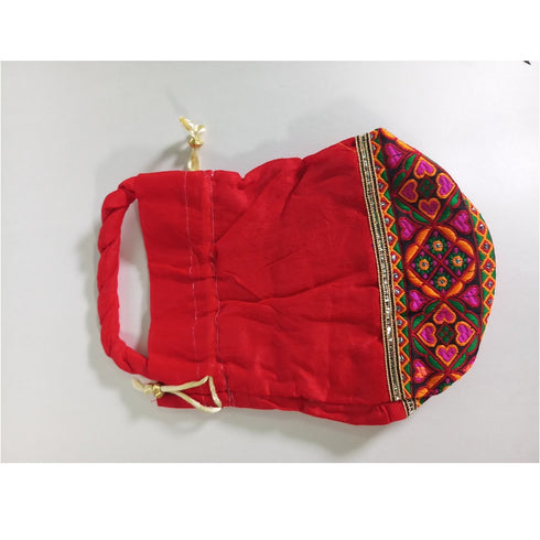 Red Color Potli Bag (Pack of 10) - 1200gms