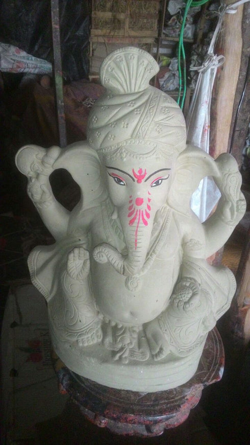 Ganesh On Simhasan - 2590gms