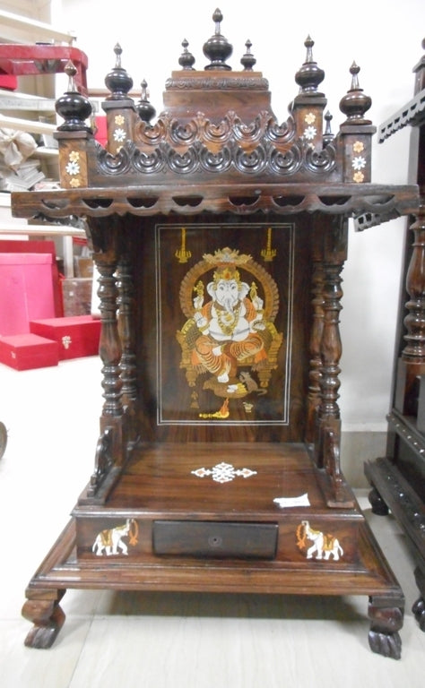 Rose Wood Rectangular Mandap 12x