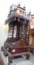 Rosewood Designer Ganesh Mandap With Bells