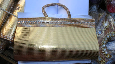 Fancy Gold Color Ladies Clutch - 500gms
