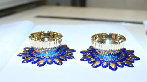Plastic Fancy 2 Haldi Kumkum Set - 100gms