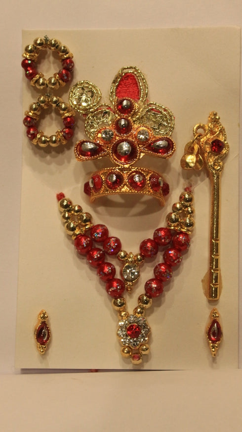 Lord Krishna Jewelry Set 200gms