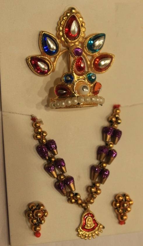 Goddess Multi Color Alankar Set