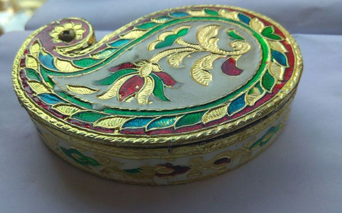 Meenakari 3 Chamber Box