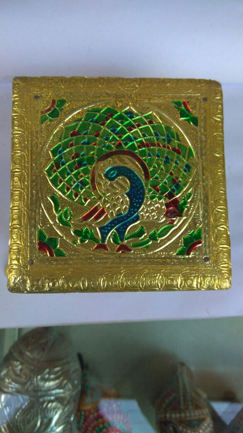 Meenakari Peacock Choky
