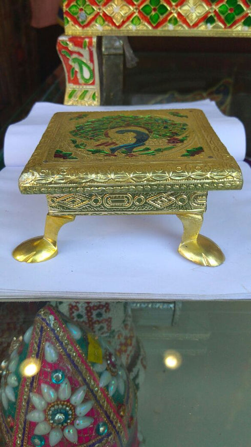 Meenakari Peacock Choky