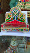 Meenakari Peacock Design Big Simhasan