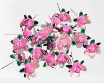 Pure Silver Pink Lotus Flower 5g 1 Piece