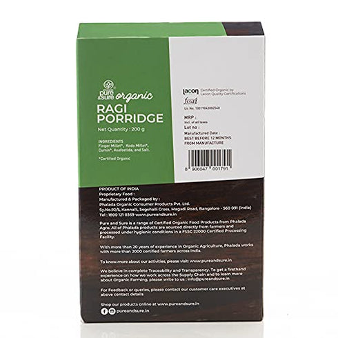 Pure & Sure Organic Ragi Porridge