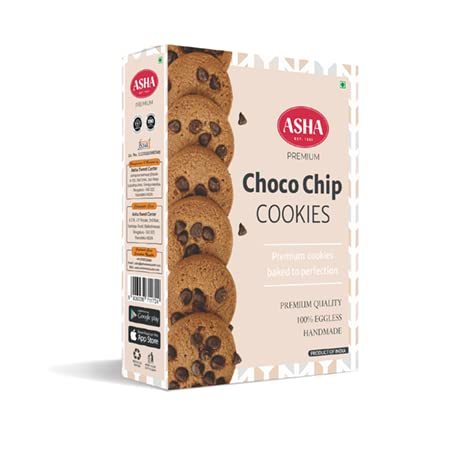 Asha Sweet Center Choco Chip Cookies