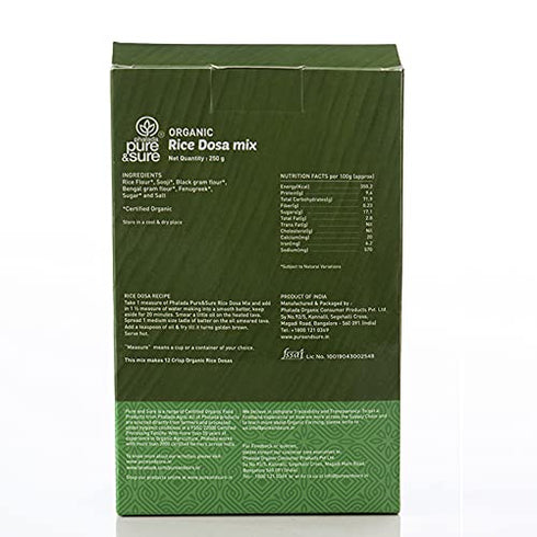 Pure & Sure Organic Rice Dosa Mix