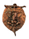 Gun Metal Leaf Ganesh Wall Hanging