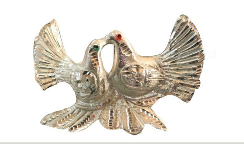Love Birds White Metal - 400gms